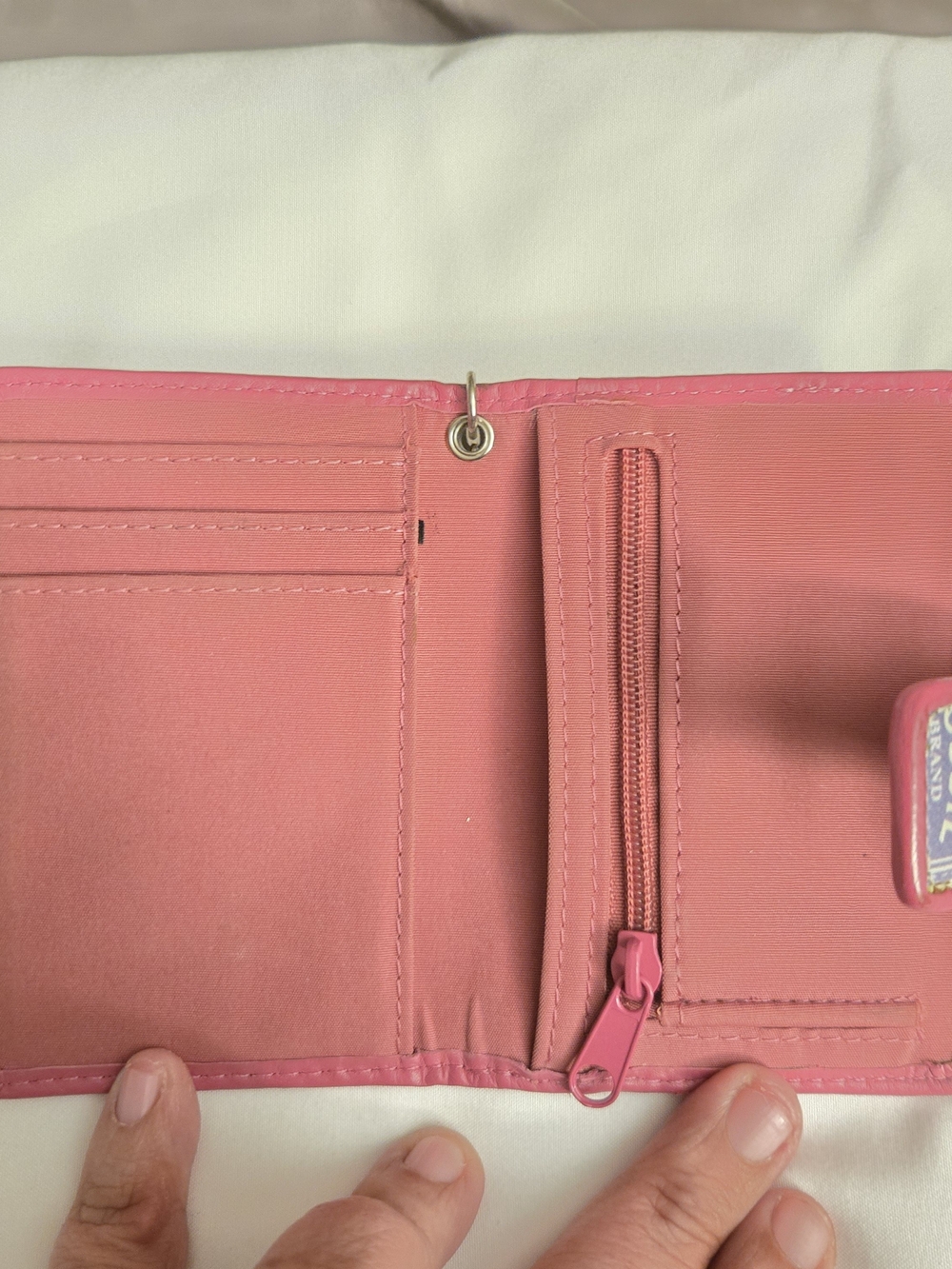 Fossil ID Wallet Pink Multi - Picture 3 of 7